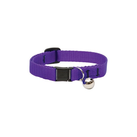 Lupine LupinePet Basic Solids Purple Purple Nylon Cat Collar 42527